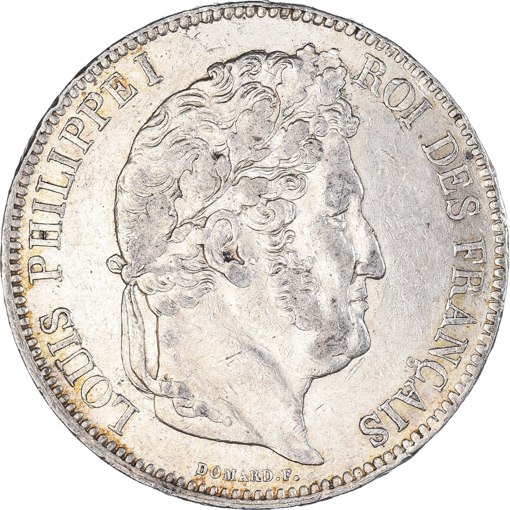 Coin, France, Louis-Philippe, 5 Francs, 1834, Limoges, EF(40-45), Silver