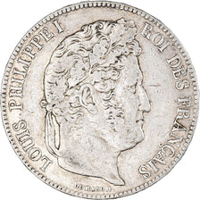 Coin, France, Louis-Philippe, 5 Francs, 1832, Rouen, VF(30-35), Silver