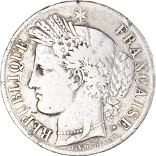 Coin, France, Cérès, 5 Francs, 1849, Paris, VF(20-25), Silver, KM:761.1