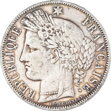 Moneta, Francia, Cérès, 5 Francs, 1850, Paris, MB+, Argento, KM:761.1