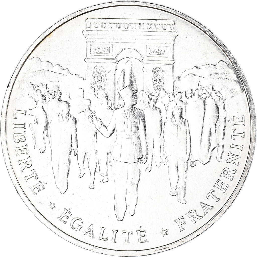 Coin, France, Libération de Paris, 100 Francs, 1994, Paris, MS(63), Silver