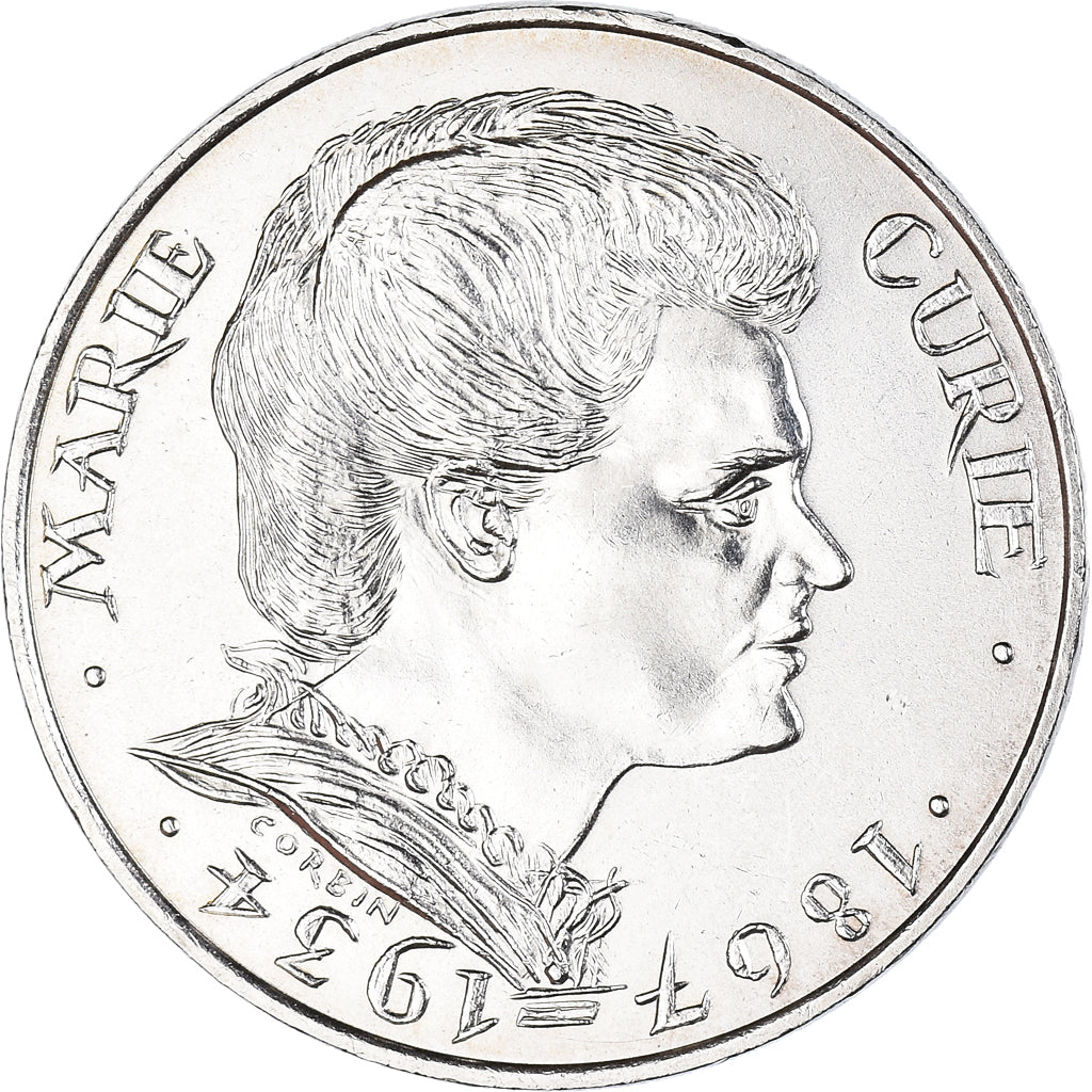 Coin, France, Marie Curie, 100 Francs, 1984, MS(63), Silver, KM:955, Gadoury:899