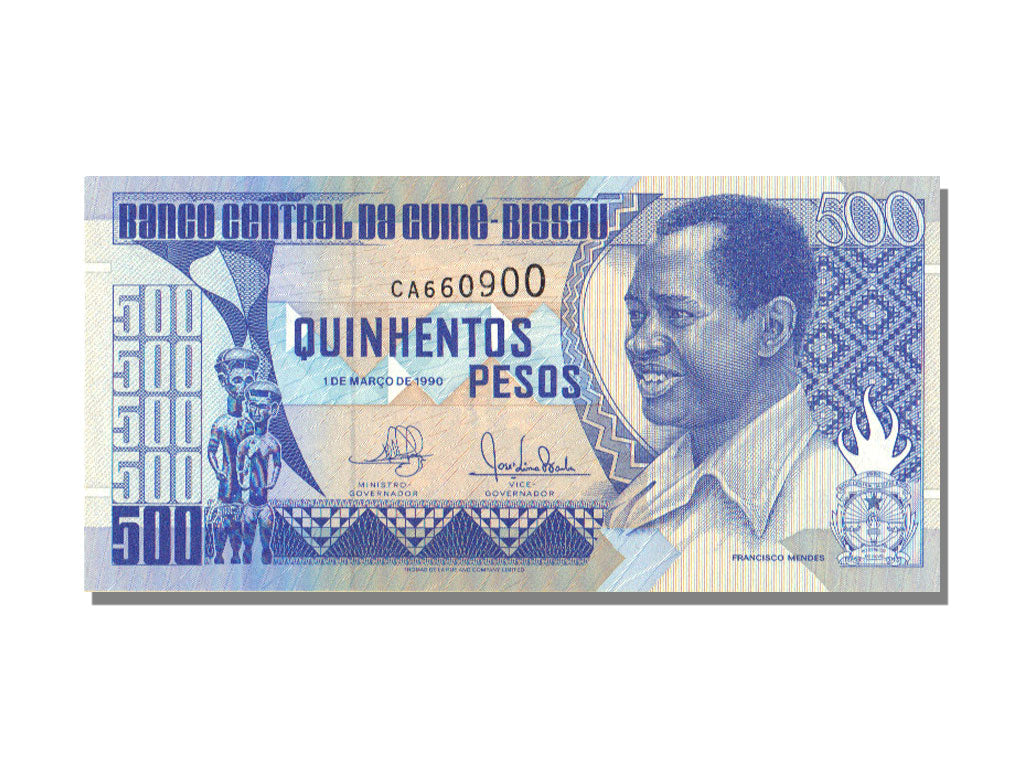 Banknote, Guinea-Bissau, 500 Pesos, 1990, 1990-03-01, UNC(65-70)