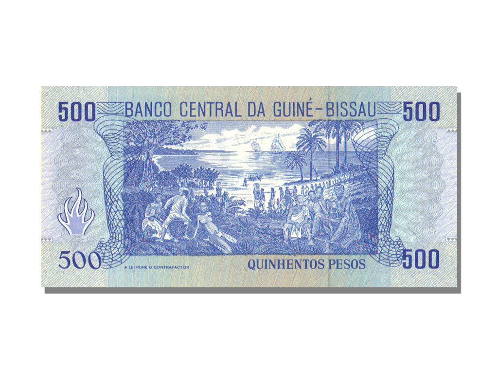 Banknote, Guinea-Bissau, 500 Pesos, 1990, 1990-03-01, UNC(65-70)