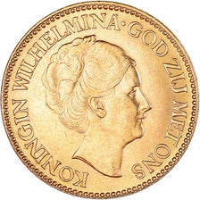Monnaie, Pays-Bas, Wilhelmina I, 10 Gulden, 1933, SUP, Or, KM:162