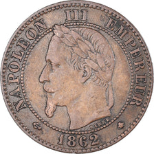Coin, France, Napoleon III, Napoléon III, 2 Centimes, 1862, Bordeaux