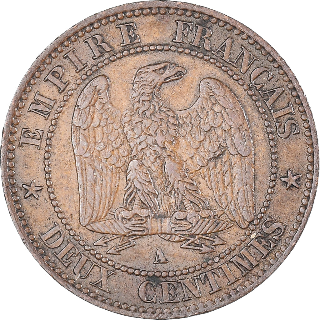 Coin, France, Napoleon III, Napoléon III, 2 Centimes, 1862, Bordeaux