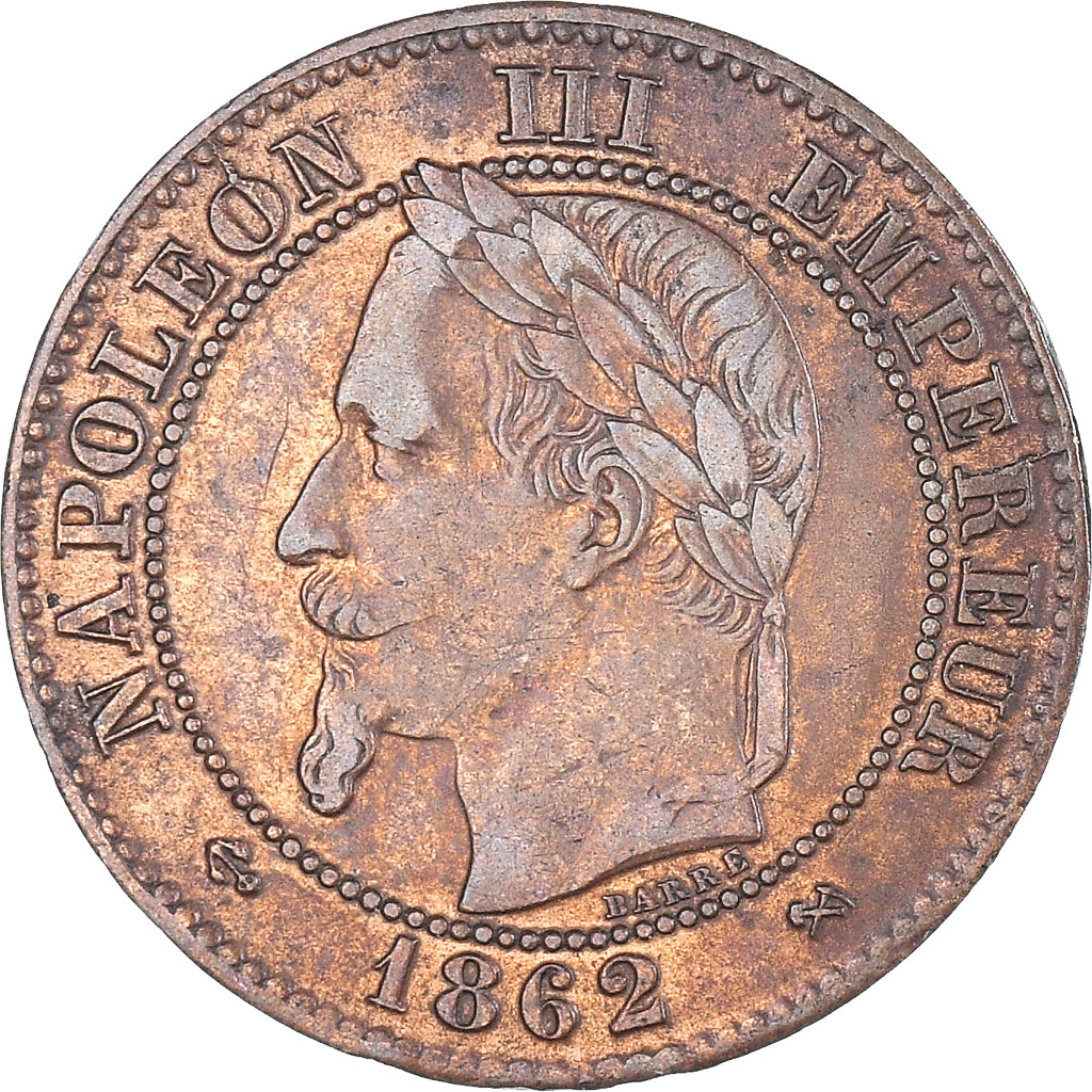 Coin, France, Napoleon III, Napoléon III, 2 Centimes, 1862, Bordeaux