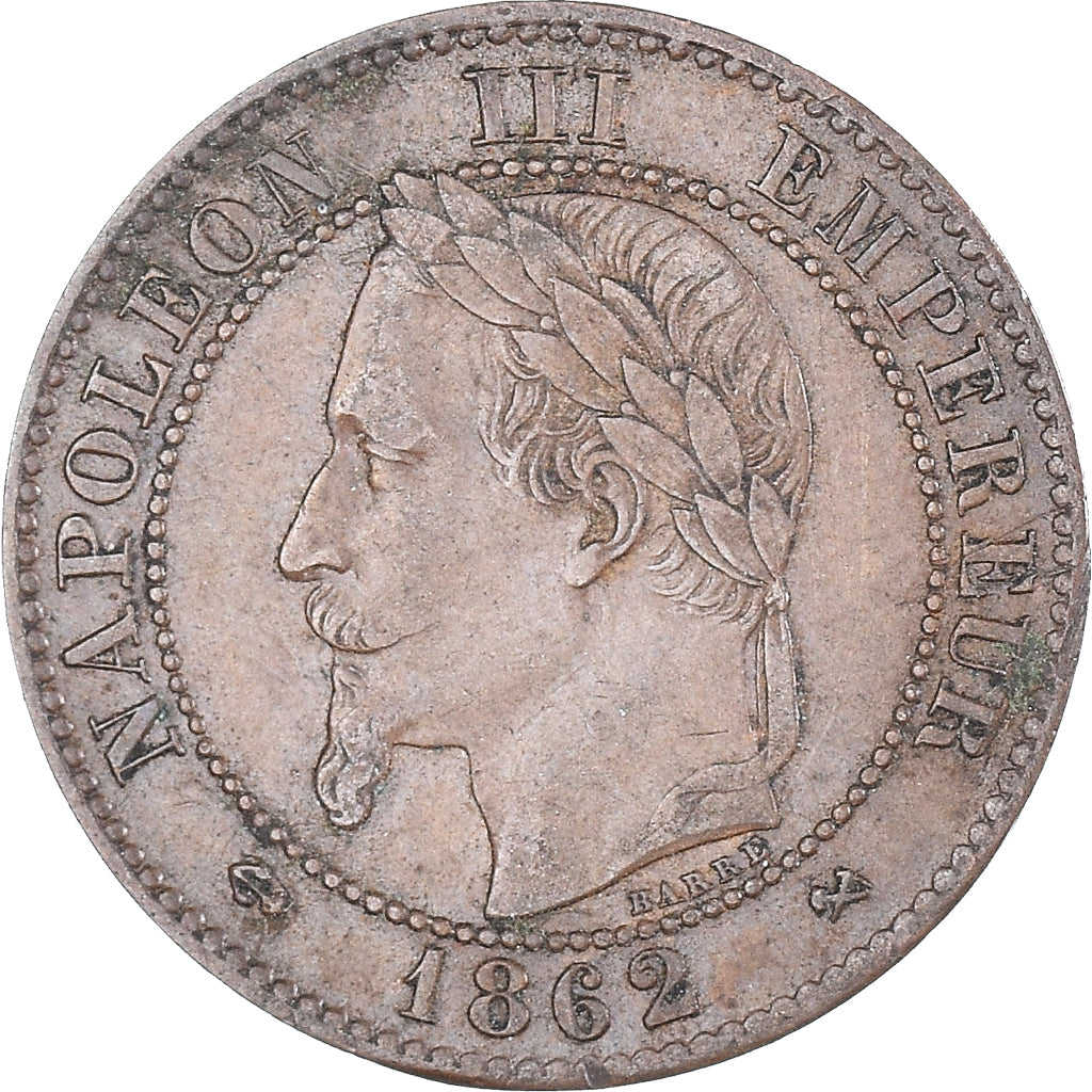 Coin, France, Napoleon III, Napoléon III, 2 Centimes, 1862, Bordeaux