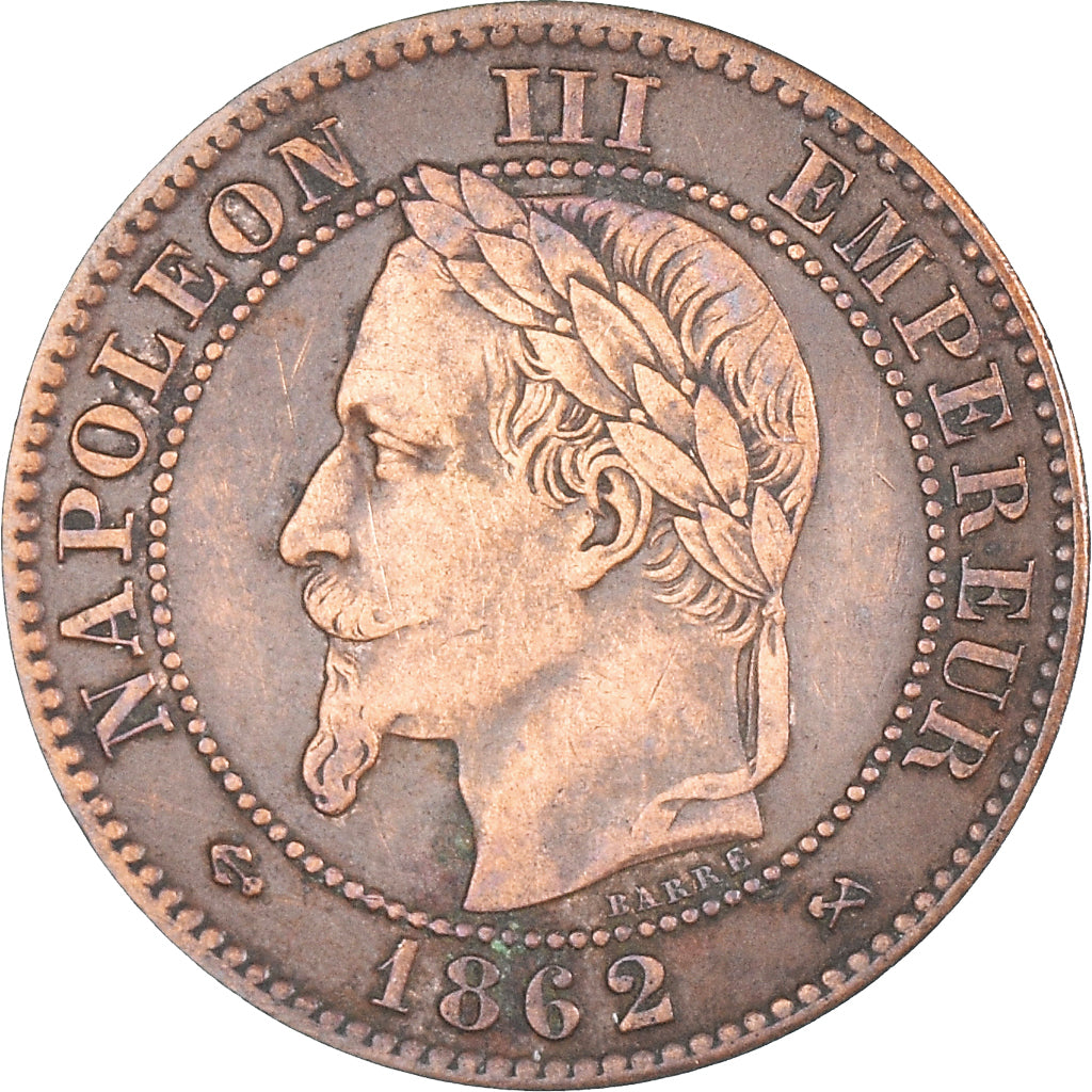 Coin, France, Napoleon III, Napoléon III, 2 Centimes, 1862, Bordeaux