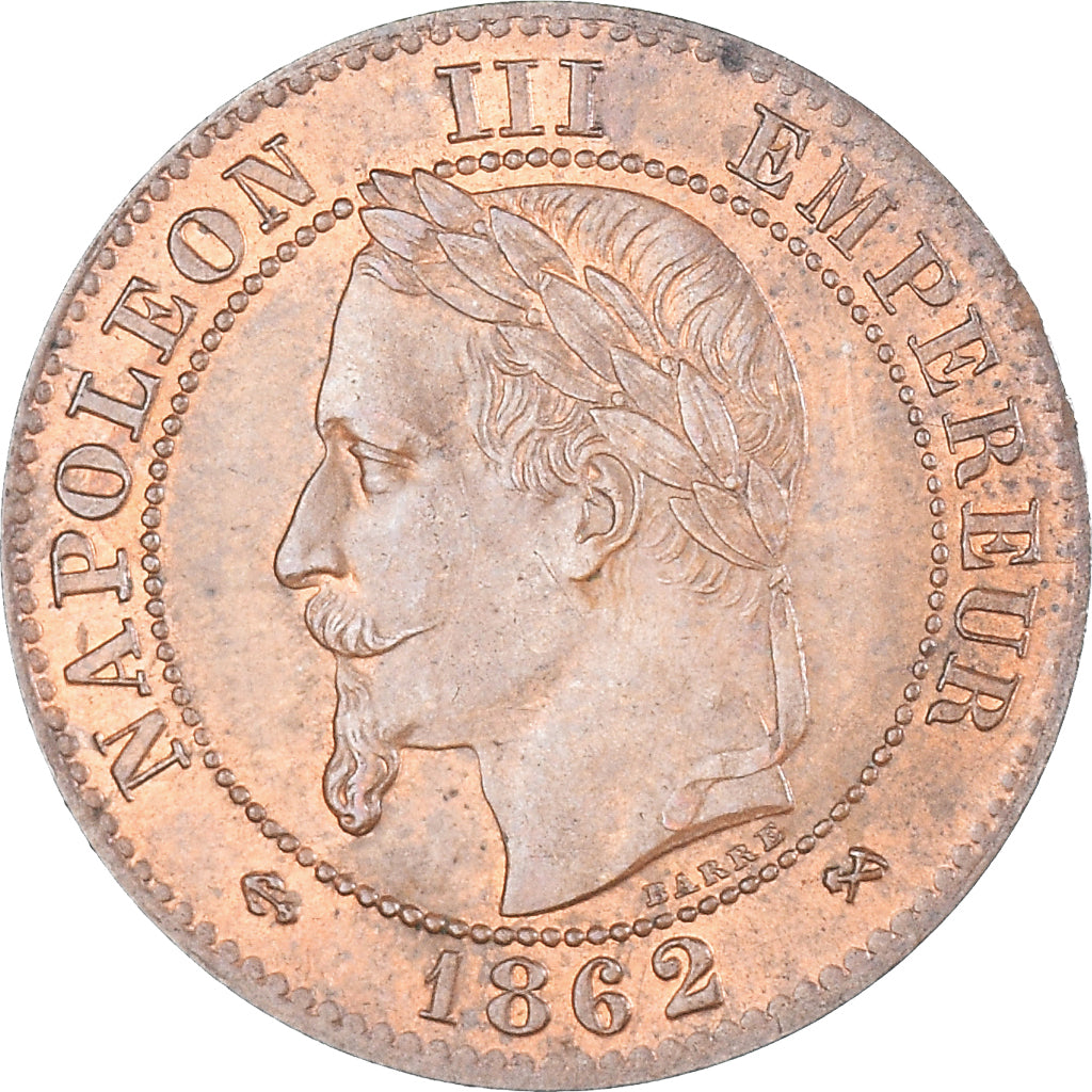 Coin, France, Napoleon III, Napoléon III, 2 Centimes, 1862, Bordeaux