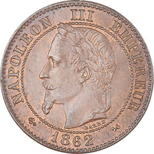 Moneta, Francia, Napoleon III, Napoléon III, 2 Centimes, 1862, Bordeaux, BB+