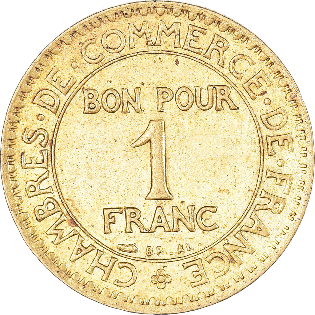 Coin, France, Chambre de commerce, Franc, 1923, Paris, Bon pour 1 Franc