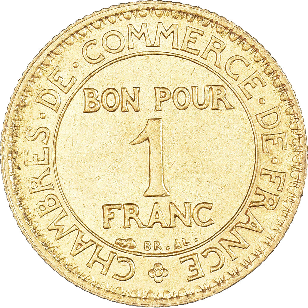 Monnaie, France, Chambre de commerce, Franc, 1922, Paris, Bon pour 1 Franc, SUP