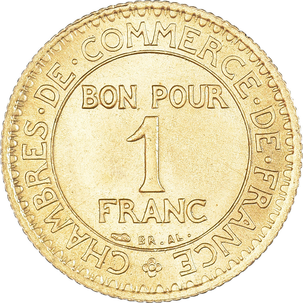 Monnaie, France, Chambre de commerce, Franc, 1922, Paris, Bon pour 1 Franc, SUP