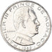 Coin, Monaco, Rainier III, 1/2 Franc, 1989, MS(63), Nickel, KM:145, Gadoury:MC