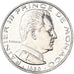 Coin, Monaco, Rainier III, 1/2 Franc, 1989, MS(63), Nickel, KM:145, Gadoury:MC