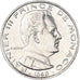 Coin, Monaco, Rainier III, 1/2 Franc, 1989, MS(63), Nickel, KM:145, Gadoury:MC