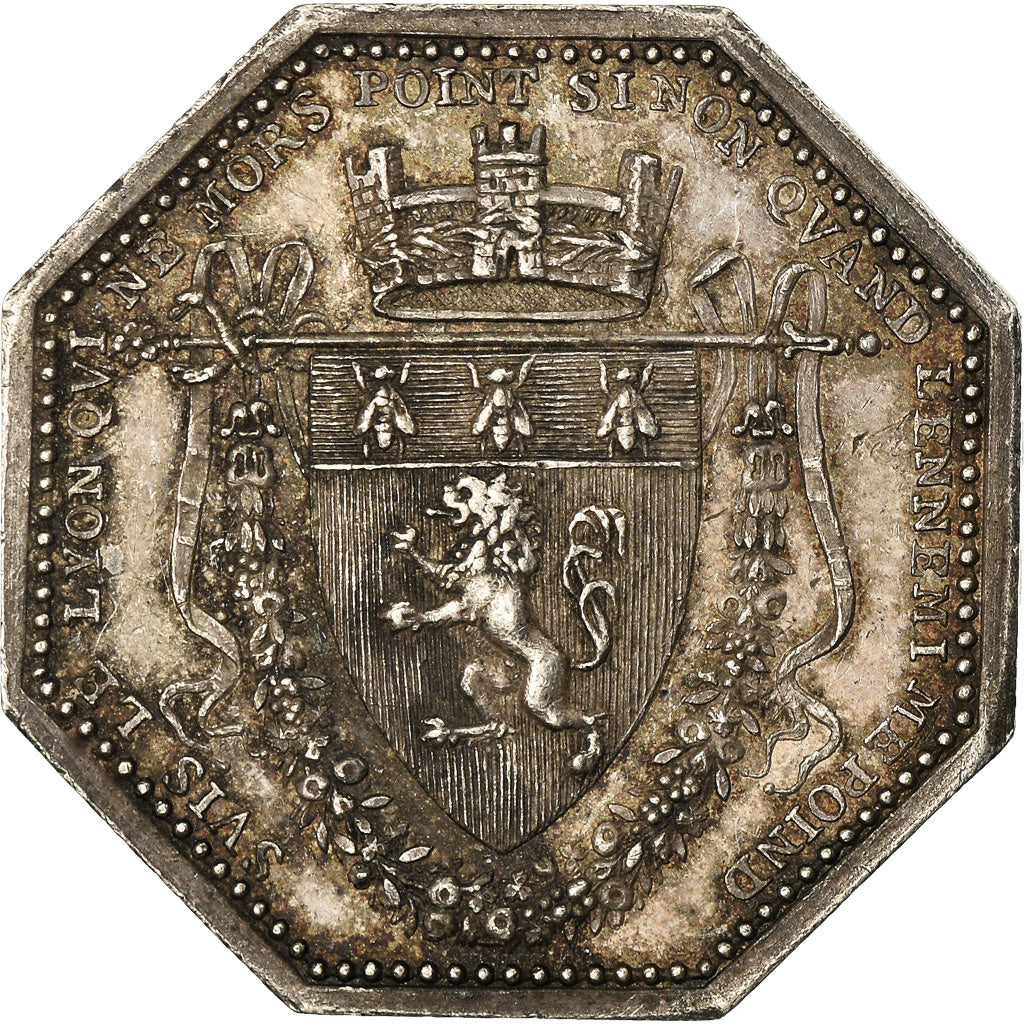 France, Token, Chambre de Commerce de Lyon, AU(50-53), Silver