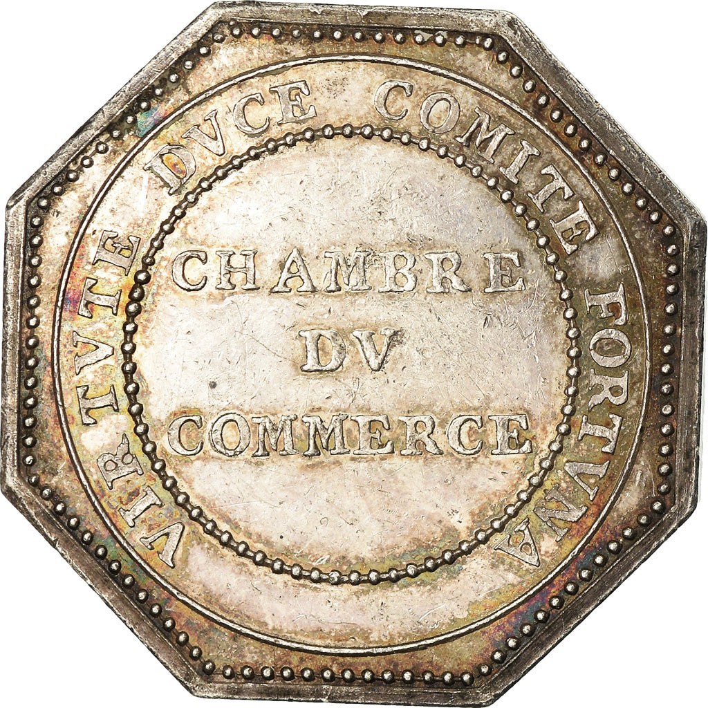 France, Token, Chambre de Commerce de Lyon, AU(50-53), Silver