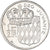 Moeda, Mónaco, Rainier III, 1/2 Franc, 1974, MS(63), Níquel, KM:145