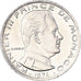 Moneta, Monaco, Rainier III, 1/2 Franc, 1974, MS(63), Nikiel, KM:145, Gadoury:MC