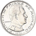 Coin, Monaco, Rainier III, 1/2 Franc, 1974, AU(55-58), Nickel, KM:145