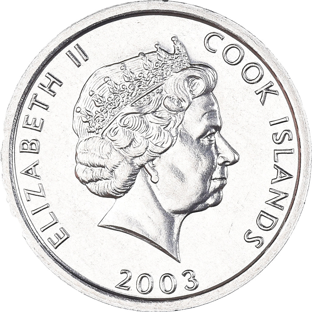 Moneta, Isole Cook, Elizabeth II, Cent, 2003, Franklin Mint, SPL, Alluminio
