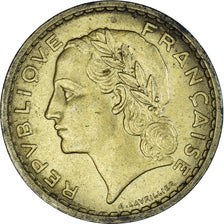Munten, Frankrijk, Lavrillier, 5 Francs, 1938, FR, Aluminum-Bronze, KM:888a.1