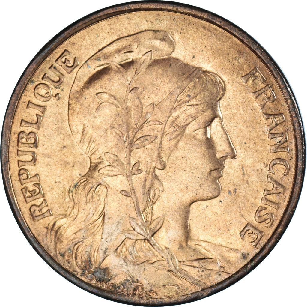 Coin, France, Dupuis, 5 Centimes, 1916, Paris, AU(50-53), Bronze, KM:842, Le