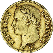 Moeda, França, Napoléon I, 40 Francs, 1812, Paris, EF(40-45), Dourado