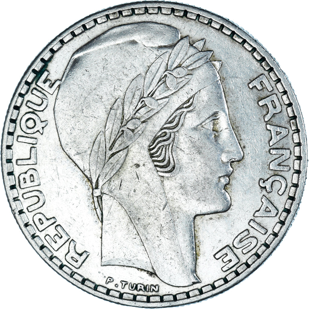 Coin, France, Turin, 20 Francs, 1934, Paris, EF(40-45), Silver, KM:879