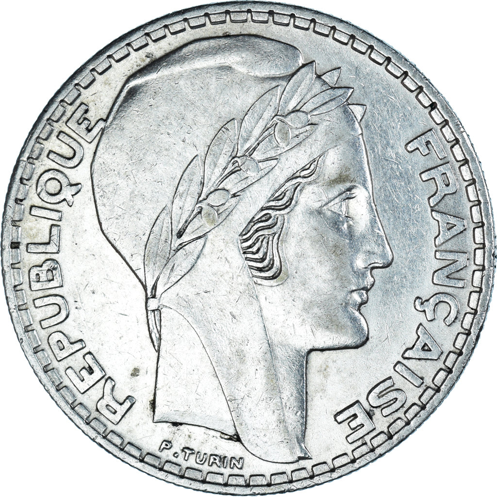 Coin, France, Turin, 20 Francs, 1934, Paris, EF(40-45), Silver, KM:879