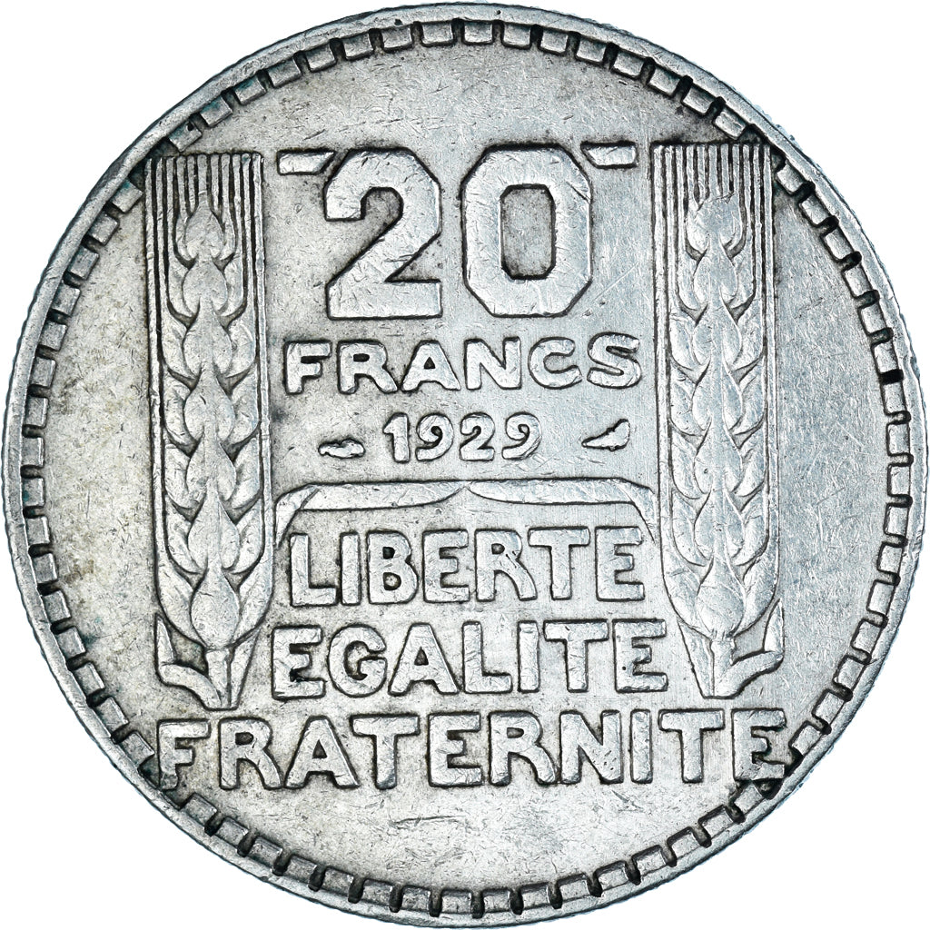 Coin, France, Turin, 20 Francs, 1929, Paris, EF(40-45), Silver, KM:879