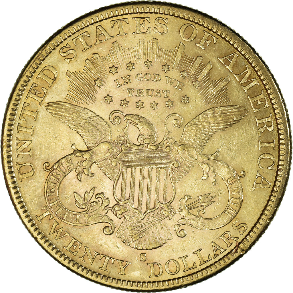 Coin, United States, 20 Dollars, $20, Double Eagle, 1889, San Francisco