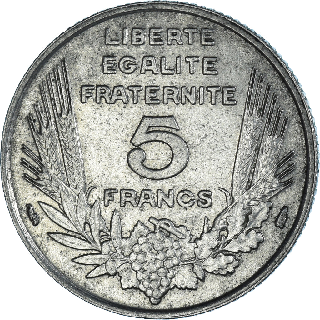 Münze, Frankreich, Bazor, 5 Francs, 1933, Paris, SS, Nickel, KM:887