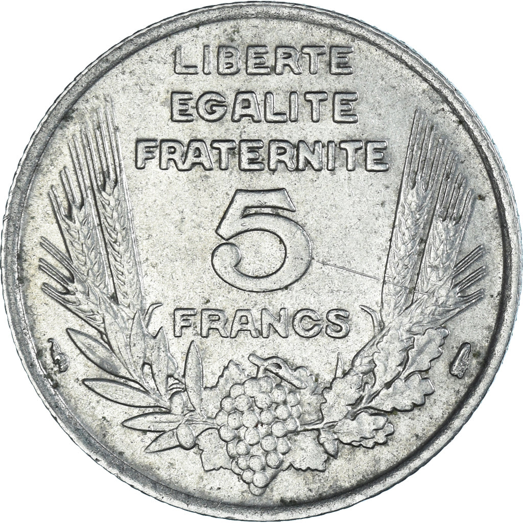 Coin, France, Bazor, 5 Francs, 1933, Paris, EF(40-45), Nickel, KM:887