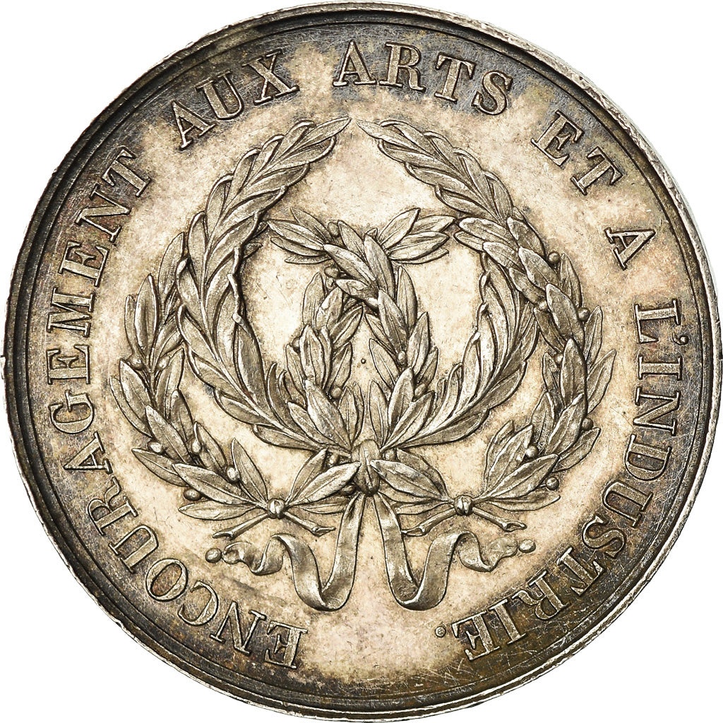 França, Token, Société des Amis des Arts de Lyon, 1839, Barre, AU(50-53)