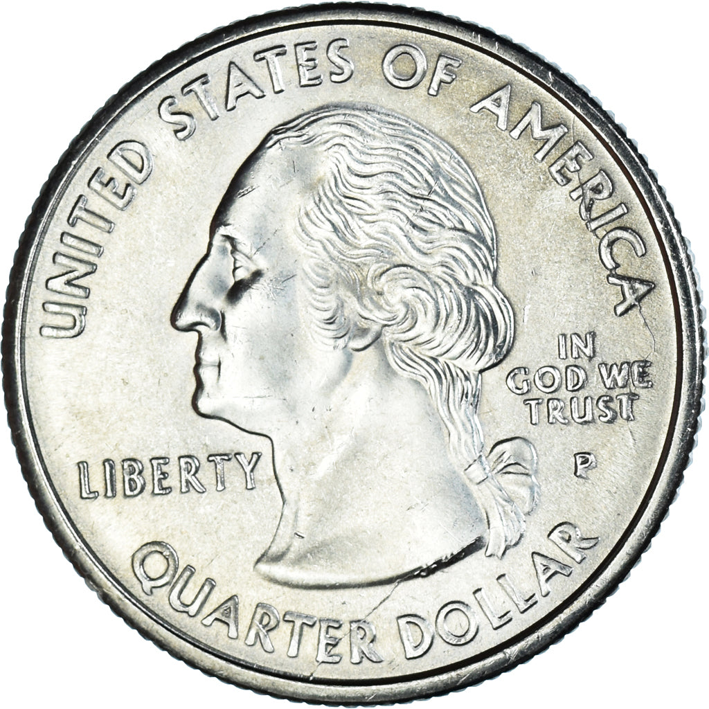 Coin, United States, Quarter, 1999, U.S. Mint, Philadelphia, Connecticut 1788