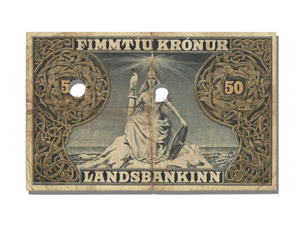 Banknote, Iceland, 50 Kronur, EF(40-45)