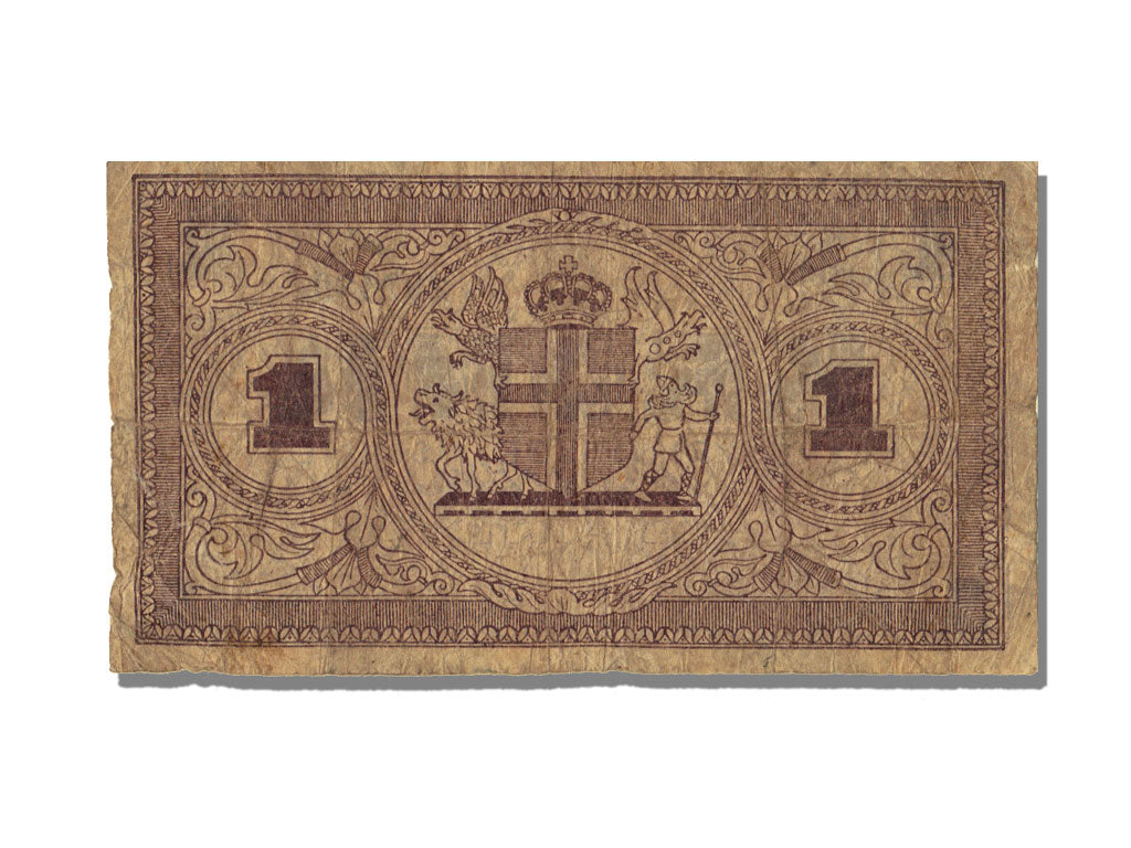 Iceland, 1 Króna, 1941, KM #22c, VF(30-35), 292480