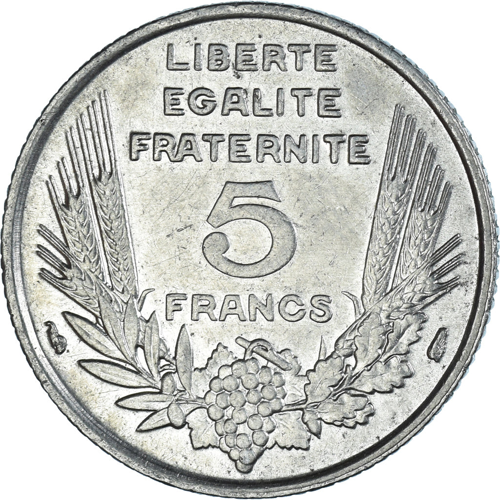 Coin, France, Bazor, 5 Francs, 1933, Paris, AU(50-53), Nickel, KM:887