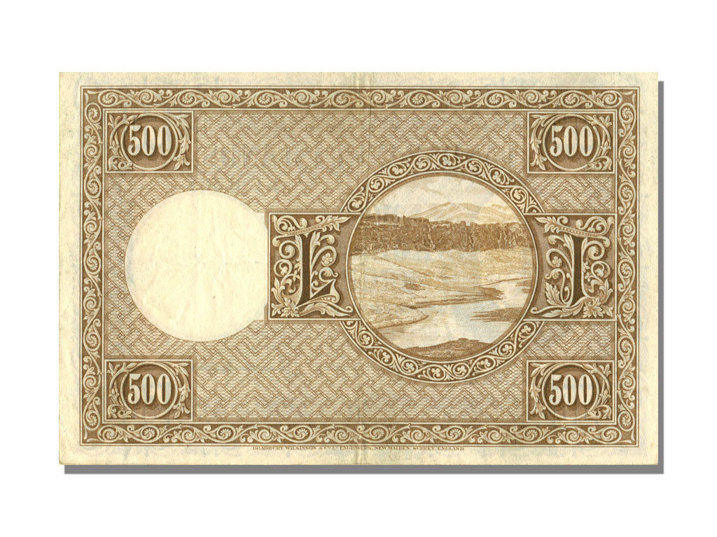 Iceland, 500 Krónur, 1928, KM #36a, 1928-04-15, AU(55-58), 1.188.361