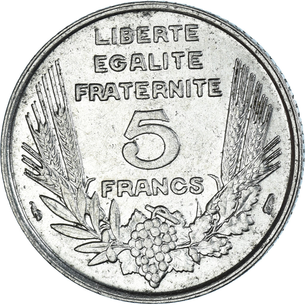 Coin, France, Bazor, 5 Francs, 1933, Paris, AU(50-53), Nickel, KM:887