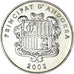 Moneta, Andorra, 10 Centims, 2002, SPL, Ottone, KM:182