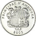 Moneda, Andorra, 10 Centims, 2002, EBC+, Latón, KM:182