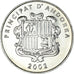 Moneda, Andorra, 10 Centims, 2002, EBC+, Latón, KM:182