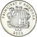Moneda, Andorra, 10 Centims, 2002, EBC+, Latón, KM:182