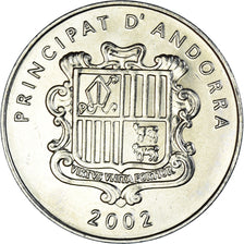 Moneda, Andorra, 10 Centims, 2002, EBC, Latón, KM:182