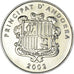 Moneda, Andorra, 10 Centims, 2002, EBC, Latón, KM:182